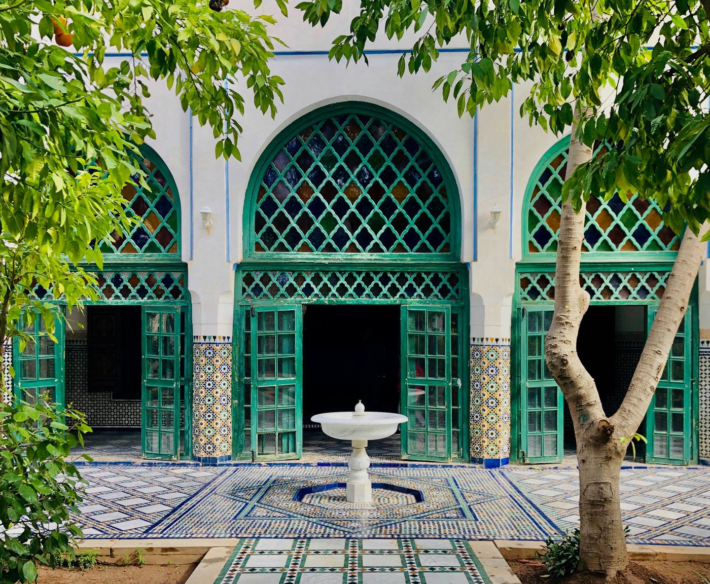 Contact Marrakech Reserve - patio traditionnel marocain